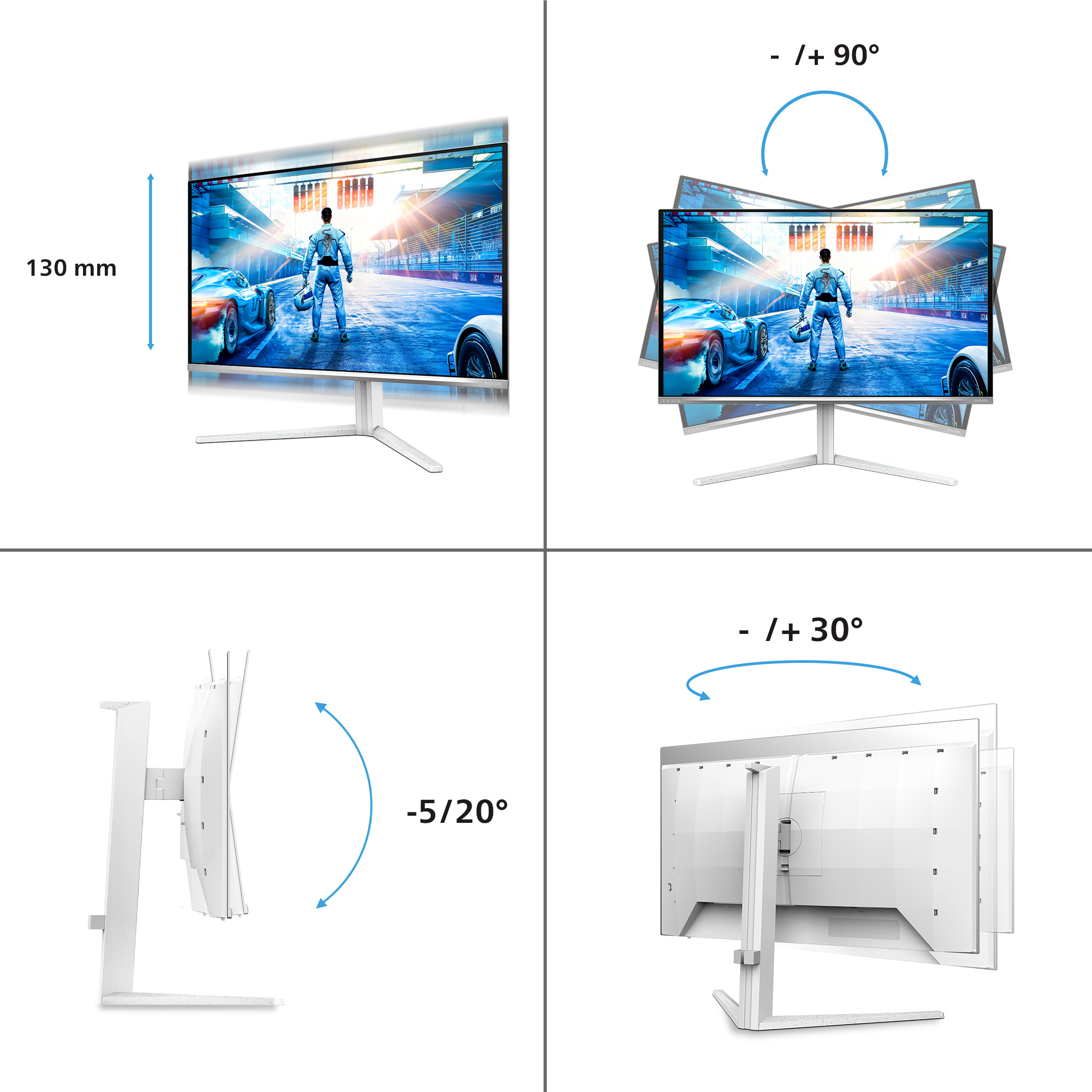 PHILIPS Evnia QD-OLED HDR Gaming Monitor 26.5" (27M2N6501L/00) (PHI27M2N6501L) - Image 3
