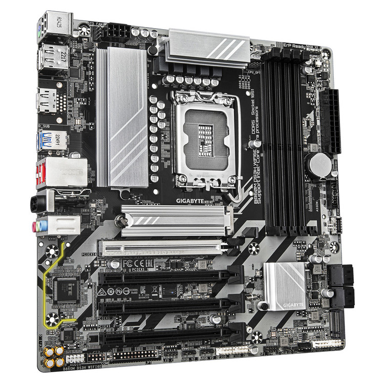 GIGABYTE MOTHERBOARD B860M DS3H WIFI6E DDR5, 1851, MATX
