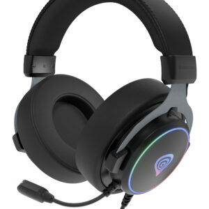 Genesis Gaming Headset Neon 764 with Microphone RGB Illumination Black, USB (NSG-2169) (GNSNSG-2169)