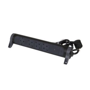 Legrand SurgeArrest 4 Outlets 1.5m Cable SPD Black/Grey Rotating