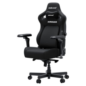 ANDA SEAT Gaming Chair KAISER-4 V2 XL Black Fabric with 6D Armrest