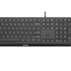 Philips Σετ Πληκτρολόγιο & Ποντίκι Αγγλικό US (SPT6207B) (PHISPT6207B)