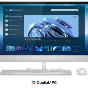 DELL 27 AIO EC27260 27'' FHD TOUCH/U7-355/32GB/1TB SSD/Intel Graphics/WiFi/Win 11 Pro/3Y ProSupport/Light Ash