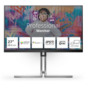 AOC Q27U3CV QHD Graphic Pro Monitor 27' (AOCQ27U3CV)